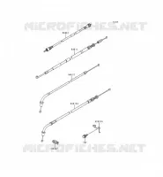 CABLES pour Kawasaki KZ1000 POLICE