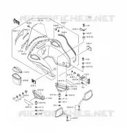 CARENAGE pour Kawasaki KZ1000 POLICE