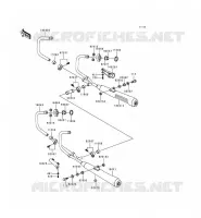 &Eacute;CHAPPEMENT pour Kawasaki KZ1000 POLICE
