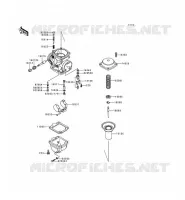 PI&Egrave;CES DE CARBURATEUR pour Kawasaki KZ1000 POLICE