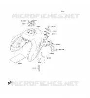 RESERVOIR CARBURANT pour Kawasaki KLV1000