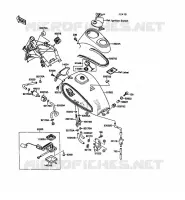 RESERVOIR CARBURANT pour Kawasaki VN-15