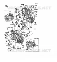 CARTER MOTEUR(S) pour Kawasaki VN-15