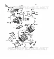 CULASSE pour Kawasaki VN-15