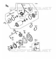 D&Eacute;MARREUR pour Kawasaki VN-15