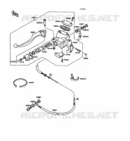 EMBRAYAGE MAITRE CYLINDRE pour Kawasaki VN-15