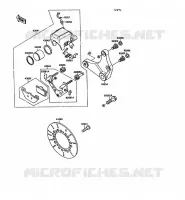 &Eacute;TRIER ARRI&Egrave;RE pour Kawasaki VN-15
