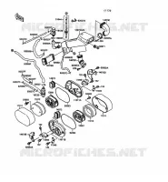 FILTRE &Agrave; AIR pour Kawasaki VN-15