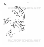 GARDE BOUE pour Kawasaki VN-15