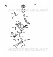 PEDALE DE FREIN pour Kawasaki VN-15