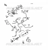 POMPE A HUILE pour Kawasaki VN-15