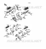REPOSE PIED pour Kawasaki VN-15