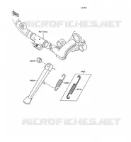 BEQUILLE pour Kawasaki VN-15SE