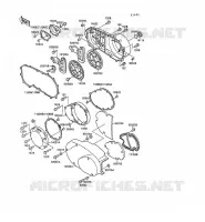 COUVERCLES MOTEUR pour Kawasaki VN-15SE