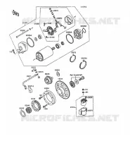 D&Eacute;MARREUR pour Kawasaki VN-15SE