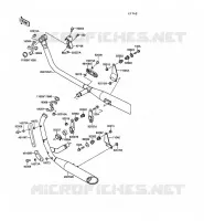 &Eacute;CHAPPEMENT pour Kawasaki VN-15SE