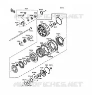 EMBRAYAGE pour Kawasaki VN-15SE