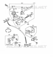 MAITRE CYLINDRE AV pour Kawasaki VN-15SE
