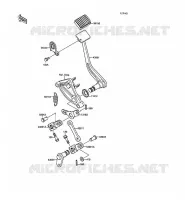 PEDALE DE FREIN pour Kawasaki VN-15SE