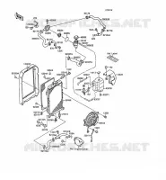 RADIATEUR pour Kawasaki VN-15SE