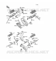 REPOSE PIED pour Kawasaki VN-15SE
