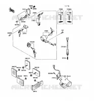 CONTACTEUR SERRURE/R&Eacute;FLECTEUR pour Kawasaki VN-15SE