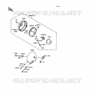 OPTIQUE ZGT00A 009976) pour Kawasaki VN-15SE