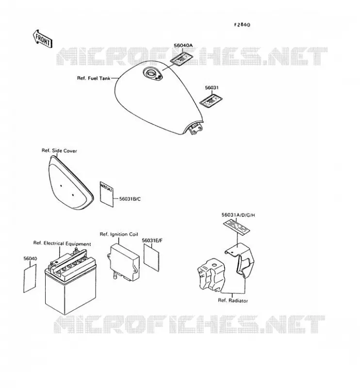LABEL Kawasaki MOTOS 1500 1995 VN-15  VN1500-C2