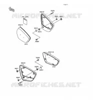CACHE LAT&Eacute;RAL pour Kawasaki VN-15
