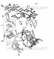 CHASSIS EQUIPMENT ELECTRIQUE pour Kawasaki VN-15