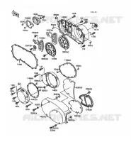 COUVERCLES MOTEUR pour Kawasaki VN-15