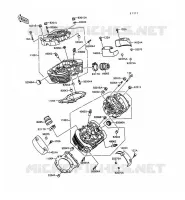 CULASSE pour Kawasaki VN-15