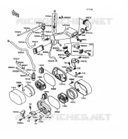 FILTRE A AIR pour Kawasaki VN-15