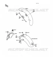 GARDE BOUE pour Kawasaki VN-15