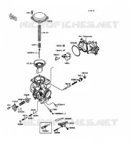 PI&Egrave;CES DE CARBURATEUR pour Kawasaki VN-15