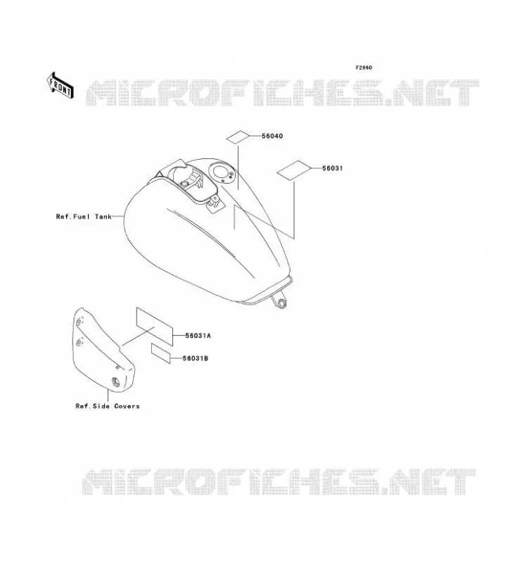 LABEL Kawasaki MOTOS 1500 1996 VN1500 CLASSIC  VN1500-D1