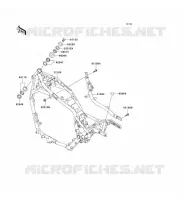 CH&Acirc;SSIS pour Kawasaki VN1500 CLASSIC