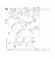 CONTACTEUR SERRURE/R&Eacute;FLECTEUR pour Kawasaki VN1500 CLASSIC