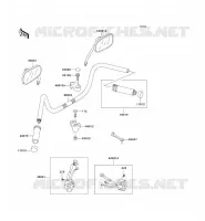 GUIDON pour Kawasaki VN1500 CLASSIC