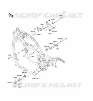 PIECE DE CADRE (COUVERTURE) pour Kawasaki VN1500 CLASSIC