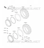 PNEUS pour Kawasaki VN1500 CLASSIC