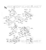 SUPPORT BATTERIE pour Kawasaki VN1500 CLASSIC