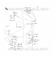 SYSTEME D'EVAPORATION CARBURANT pour Kawasaki VN1500 CLASSIC