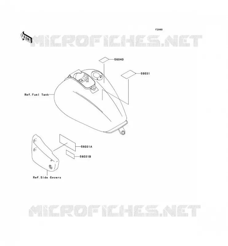 LABEL Kawasaki MOTOS 1500 1997 VN1500 CLASSIC  VN1500-D2