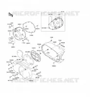 CARTER MOTEUR GAUCHE pour Kawasaki VN1500 CLASSIC