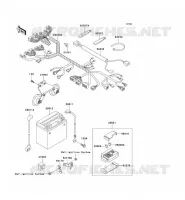 CHASSIS EQUIPMENT ELECTRIQUE pour Kawasaki VN1500 CLASSIC