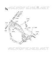 CH&Acirc;SSIS pour Kawasaki VN1500 CLASSIC