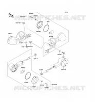 CLIGNOTANTS pour Kawasaki VN1500 CLASSIC