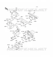 SUPPORT BATTERIE pour Kawasaki VN1500 CLASSIC