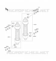 SUSPENSION/AMORTISSEUR pour Kawasaki VN1500 CLASSIC